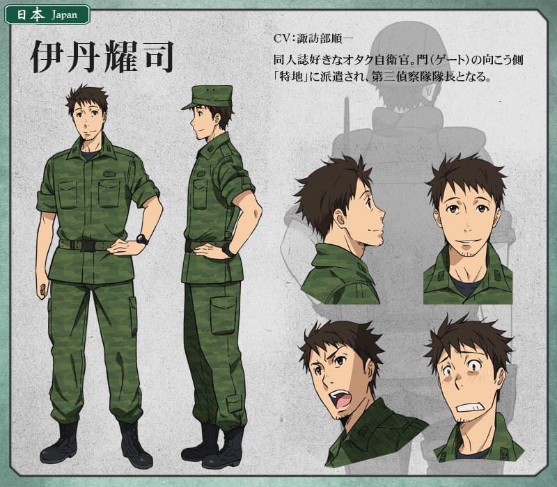 キャラクター Character Tvアニメ Gate ゲート 自衛隊 彼の地にて 斯く戦えり 公式サイト