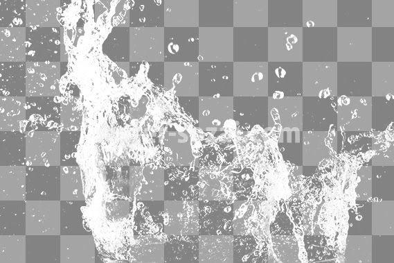 水が散布する 切り抜き透過画像 水のデザイン素材ダウンロードサイト 無料 商用可ダウンロード