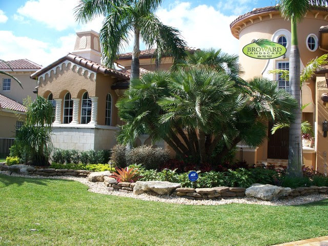 Front Yard Landscape - tropical - landscape - miami - by Broward ...