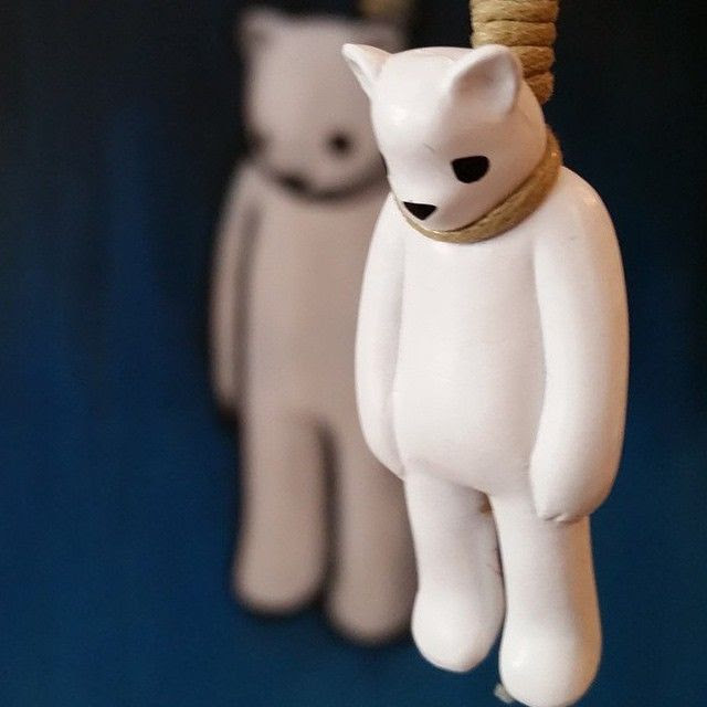 Dead Bear Style… Luke Chueh × Munky King's "Hung" Zipper-Pull / Cellphone Charm!