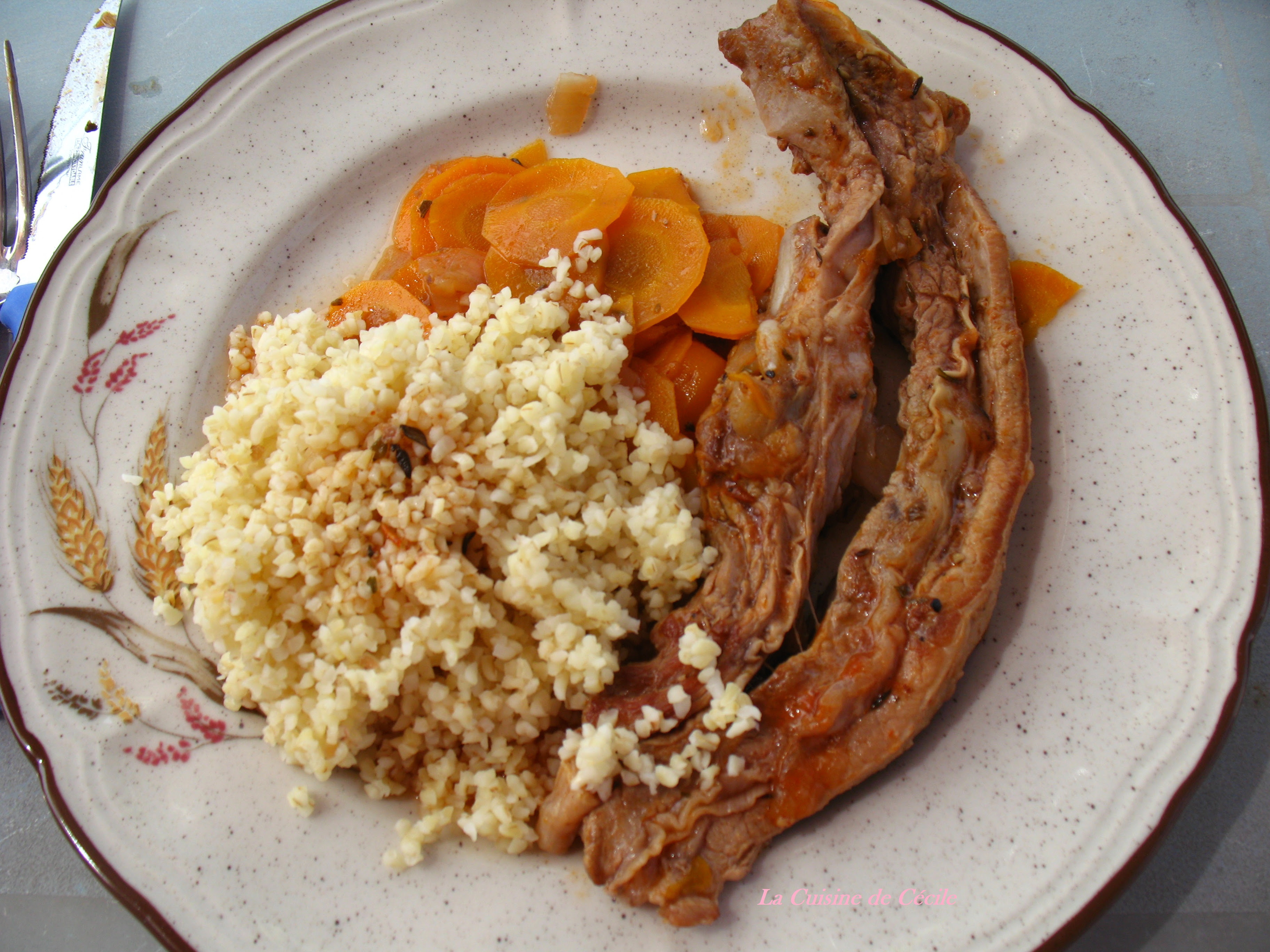 Tendrons De Veau Aux Carottes La Cuisine De Cecile