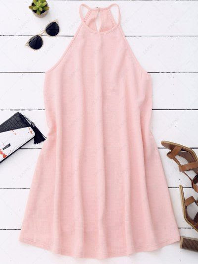 Zaful High Neck Casual Tunic Dress