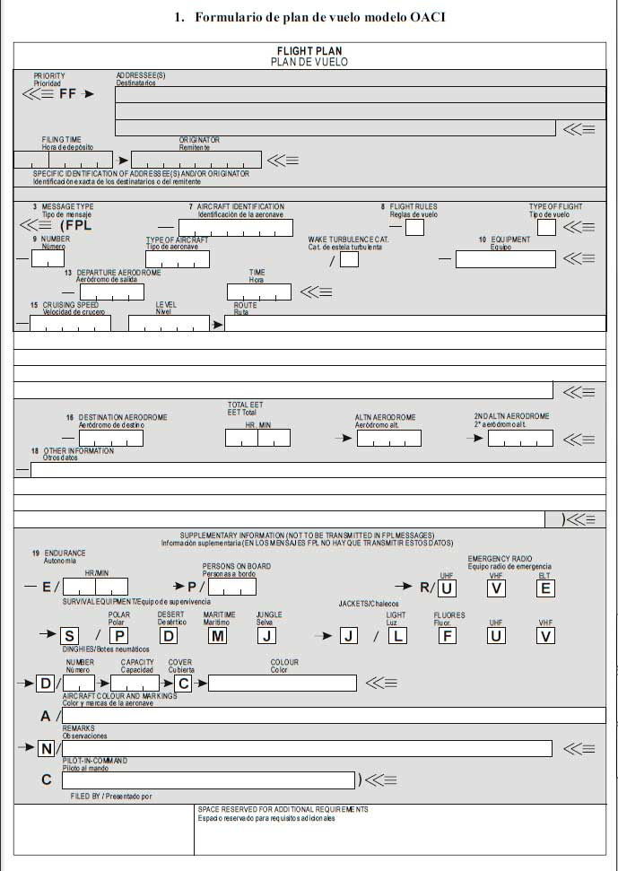 Plan de vuelo fpl ¿Cómo rellenar un plan de vuelo ATC? FPL