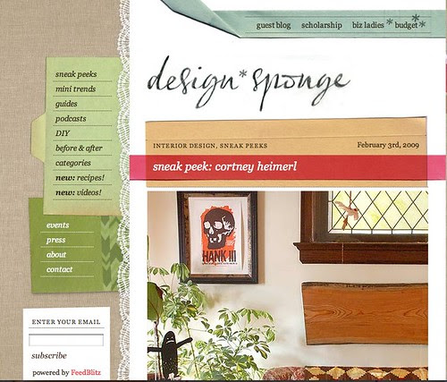 design*sponge sneak peek: Cortney Heimerl