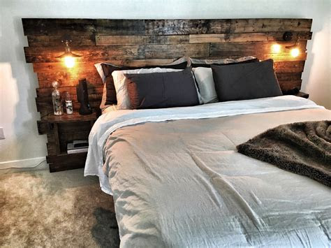 rustic headboard standard wood headboard queen headboard