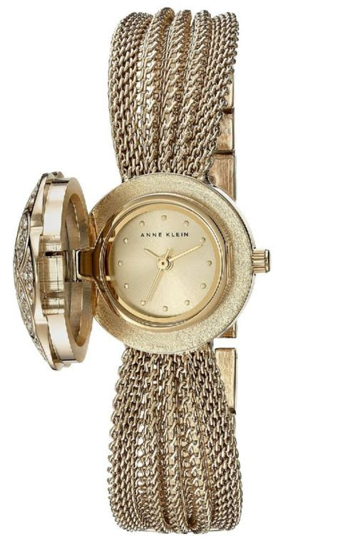 We may earn a commission for pu. Anne Klein Women's AK/1046CHCV Swarovski Crystal Accented