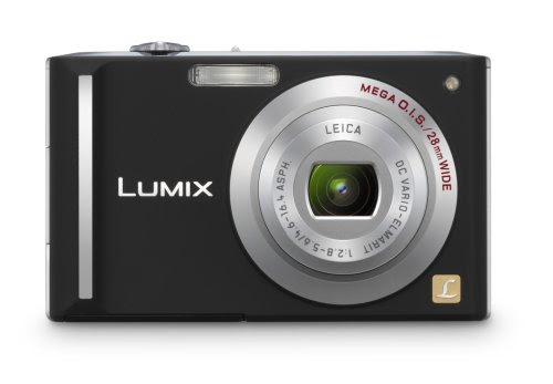 Panasonic Lumix DMC-FX55K 8.1MP Digital Camera with 3.6x Wide Angle MEGA Optical Image Stabilized Zoom (Black)