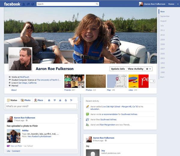 Facebook Unveils Timeline Profile Redesign The Pioneer