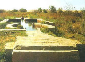A spring in Fayoum, Egypt
