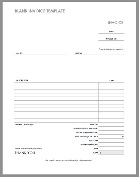 To open a pdf, you must download adobe reader. blank invoice template mt home arts