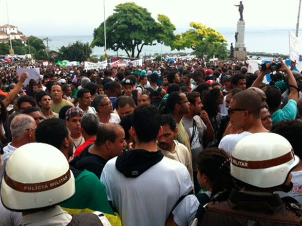 Protesto_Salvador_27 de junho (Foto: Egi Santana/G1 Bahia)