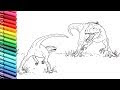 dinosaur coloring pages updated printable pdf print - indominus rex coloring page dominex rex colorear