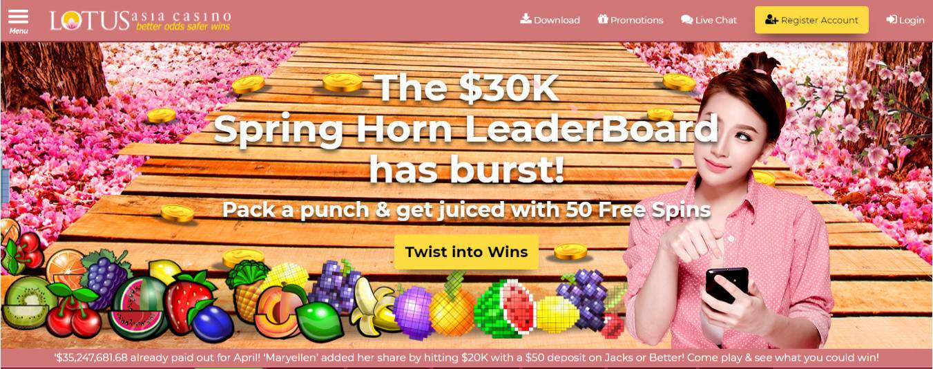 Lotus Asia Casino Review & No Deposit Bonus Codes 2019 - UltrasBet