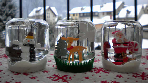 Idée Bricolage De Noël Facile Des Boules à Neige Ma