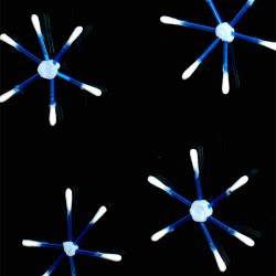 Cotton Swab Snowflakes