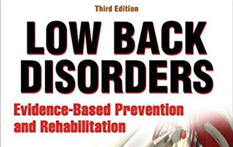 Download PDF Online Low Back Disorders: Evidence-based Prevention and Rehabilitation How to Download FREE Books for iPad PDF