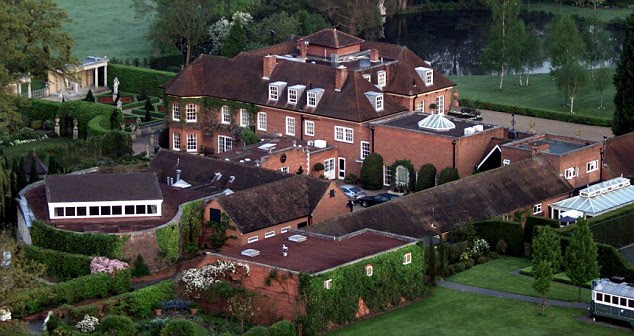 Room for a small one: Elton's huge Windsor mansion will ensure little Zachary has plenty of space to play. It's a far cry from Elton's more modest upbringing in a semi in Pinner, Middlesex