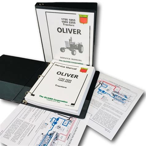 eBook Oliver 1755 1855 1955 Tractor Service Repair Shop Manual