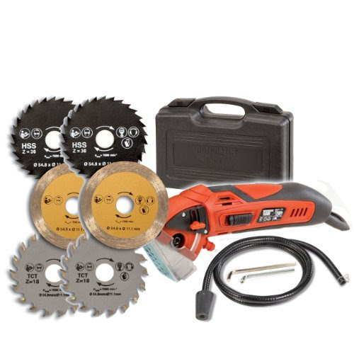 Rotorazer Saw - Scie Circulaire - 6 Lames - Tout Type de Matériaux - Puissance 400 W