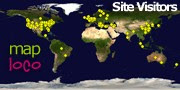 Locations of Site Visitors