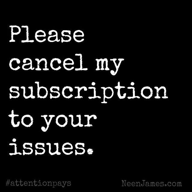 unsubscribe avoid drama