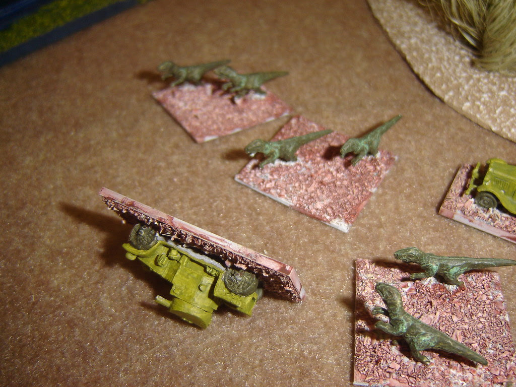 Raptors tear armoured car apart
