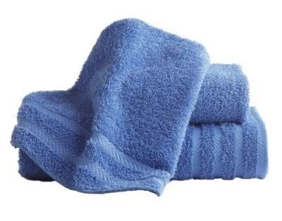 alat mandi, kain warna biru, towel