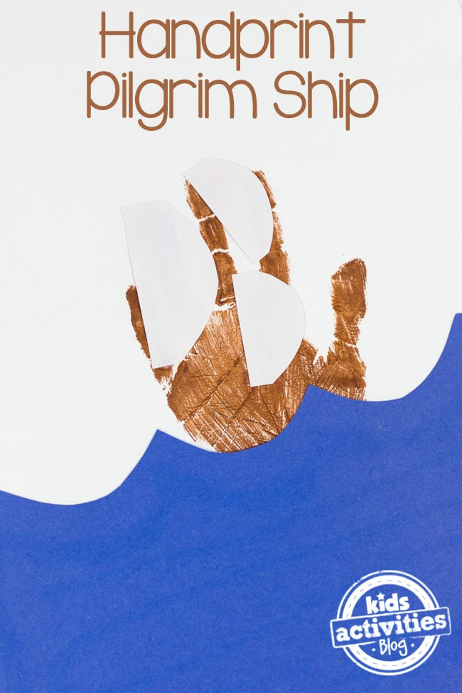 Handprint Pilgrim Ship Craft