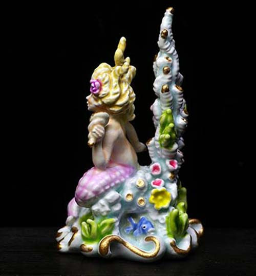 Miniature Broze Mermaid by Randall Zadar