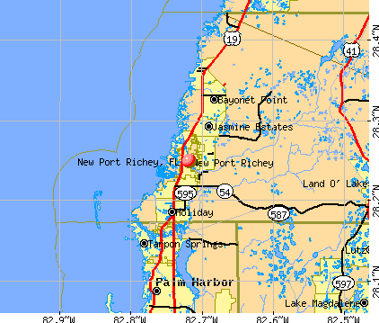 New Port Richey Fl Zip Code Map New Port Richey, Florida (FL 34652) profile: population, maps 
