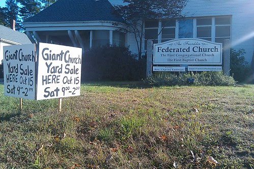 Franklin Federated: Yard Sale - Oct 15th