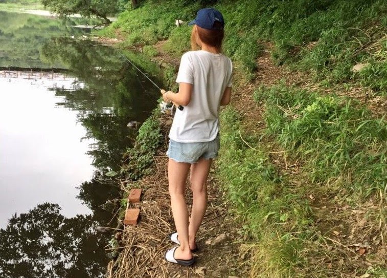可愛い小バスに癒された 釣りガール Shokkoの おねバス Vol 7 Popdee