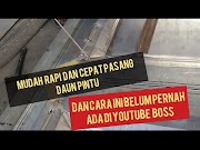 Penting Cara mudah dan benar pasang DAUN PINTU LIPAT Model Wina, paling baru!