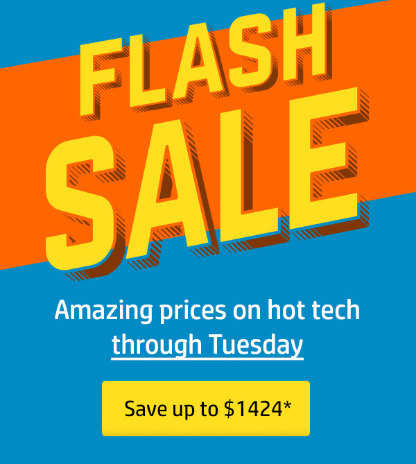 Flash Sale | Amazing prices on hot tech through Tuesday | Save up to $1424*