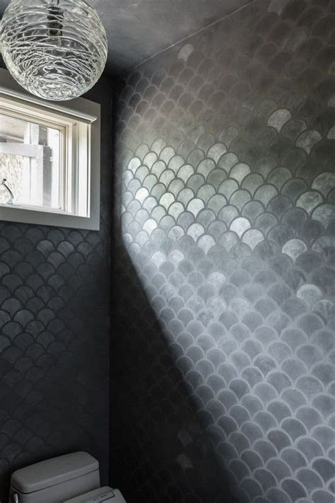 Ceramic tile is one of the best types of flooring you can install in a bathroom. 32 Gorgeous And Eye-Catching Fish Scale Tiles DÃ©cor Ideas
