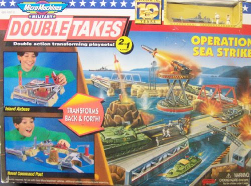 Micro Machines Double Takes Operation Sea Strike Playset Micro Machines Double Takes Operation Sea Strike Playset