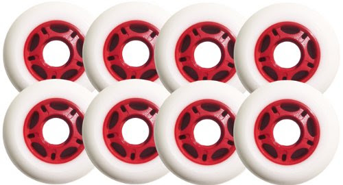 8 ASPHALT HOCKEY FORMULA Inline Skate Wheels 76mm 89a