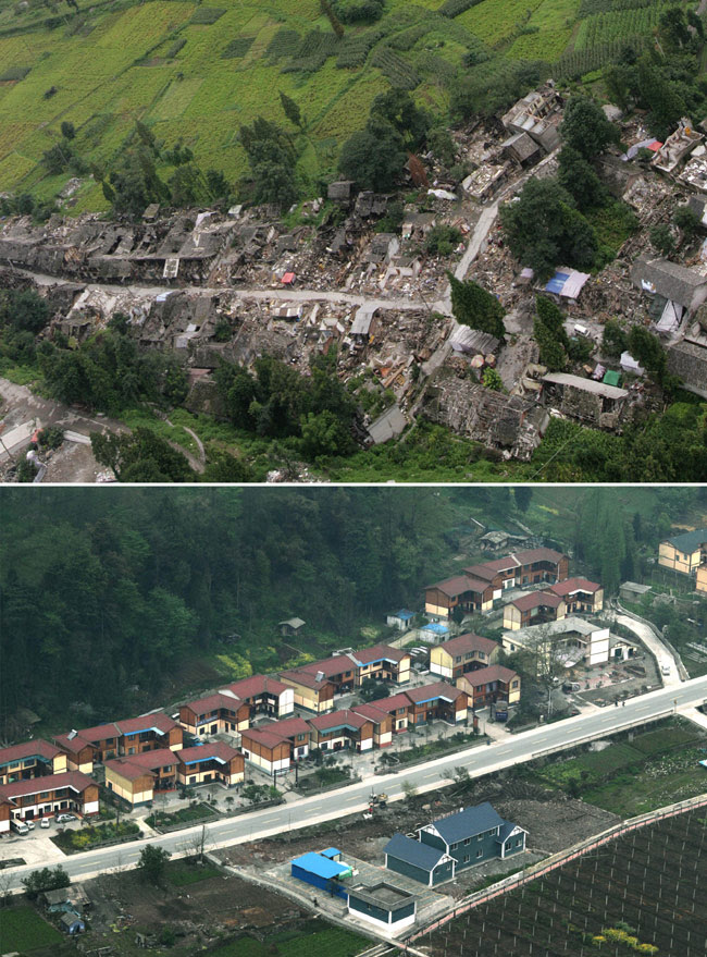 Bird's eye view of Sichuan 3 years after quake - China.org.cn
