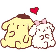 ポムポムプリン みんな仲良く Line公式スタンプ Lineで使えるスタンプを紹介 スタンプひろば