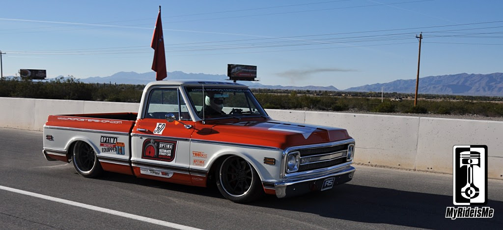 Optima Invitational Pro Touring Chevy Trucks On Track