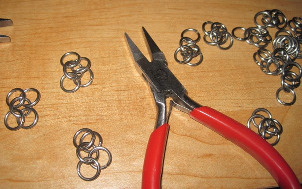 set up for 4 in 1 maille