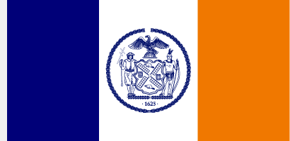 Drapeau De La Ville De New Yok