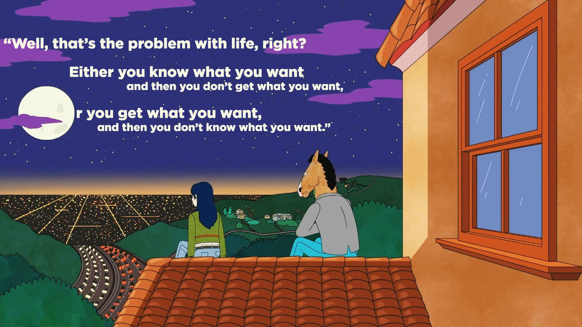 BoJack Horseman what do you want Makes ya think Pinterest
