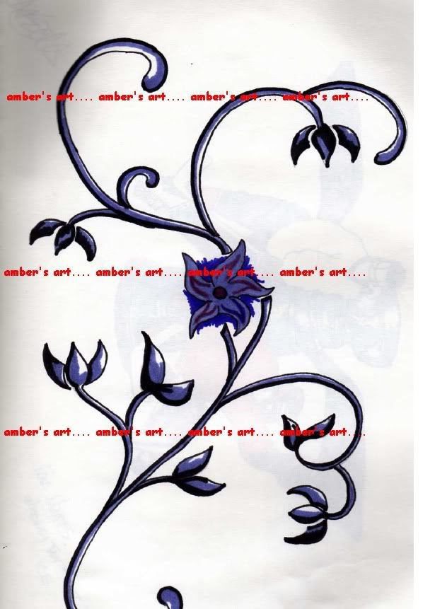 purple flower tattoo. Purple Flower Foot Tattoo