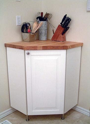 corner cabinet countertop hack ikea hackers ikea hackers