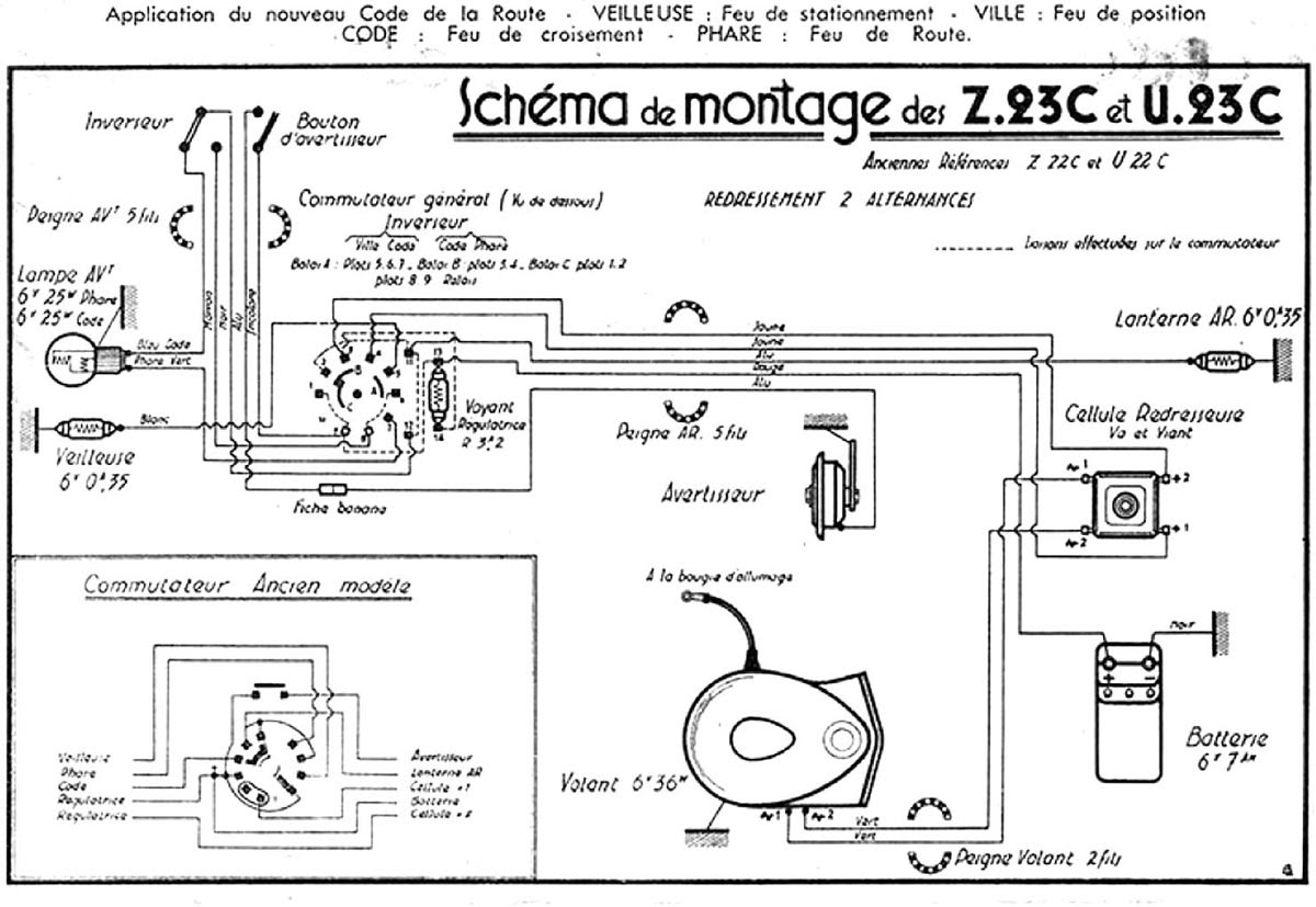 Eclairage du phare de ma motobécane Z22C sans batterie - Bienvenue sur