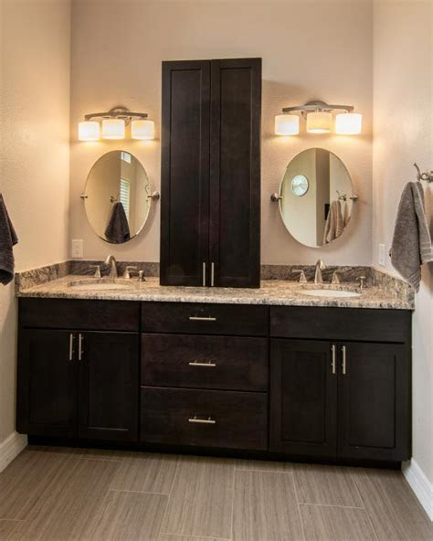 Here are five garage storage tips to try. Contemporary Master Bathroom Double Sink Vanity With Round