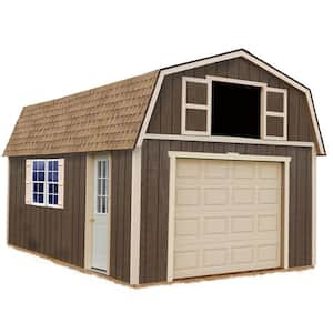 Best Barns Tahoe 12 ft. x 16 ft. Wood Garage Kit Without 