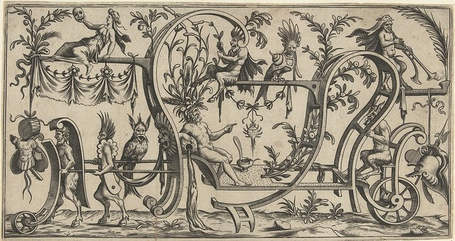 De voorste sater loopt tussen...1550