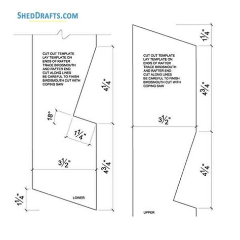 lean  storage shed plans blueprints  creating
